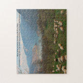 ボスニアで牧羊縁どする ジグソーパズル (縦)