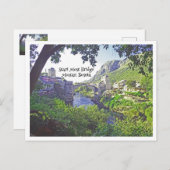 ボスニアのモスターにあるスターリの橋 ポストカード (正面/裏面)