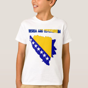 ボスニアの国旗 Tシャツ