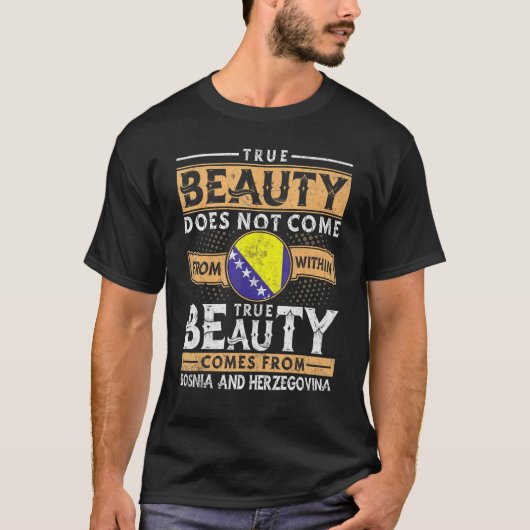 ボスニアの女性と男性 Tシャツ (正面)
