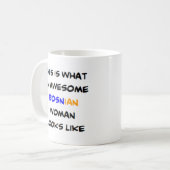 ボスニアの女素晴らし性 コーヒーマグカップ (正面左)