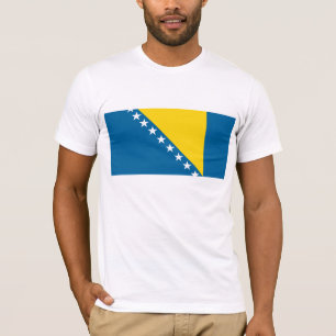 ボスニアの旗のTシャツ Tシャツ