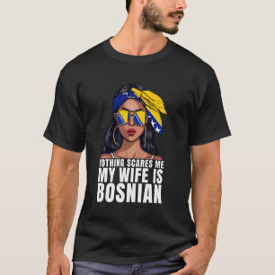 ボスニアの旗 結婚記念日 婚約 ボスニア Tシャツ