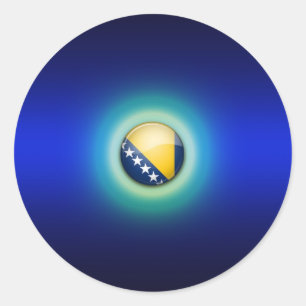 ボスニアの未来のステッカー ラウンドシール