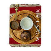 ボスニアコーヒーセットモスター冷蔵庫用マグネット マグネット (縦)