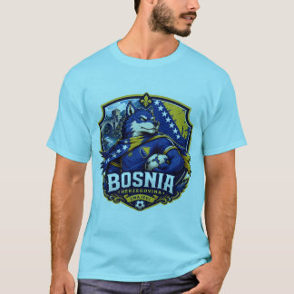 ボスニアサッカーTシャツ Tシャツ