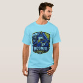 ボスニアサッカーTシャツ Tシャツ (正面フル)