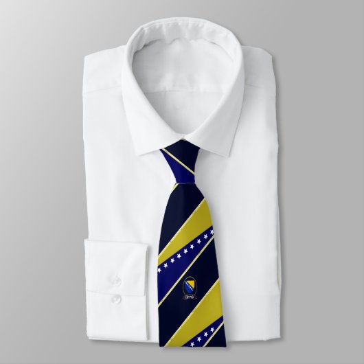 ボスニアストライプ旗 ネクタイ (タイ)