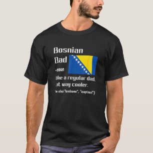 ボスニアパパボスニア国旗 – ボスニア・ヘルツェゴビナF Tシャツ