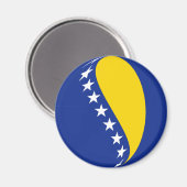 ボスニアヘルツェゴビナ魚目国旗の磁石 マグネット (正面/裏面)