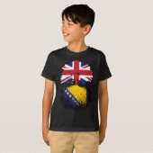 ボスニアボスニア英国統一されたイギリスイギリス Tシャツ (正面フル)