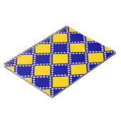 ボスニア国旗のパターン ノートブック (左側)