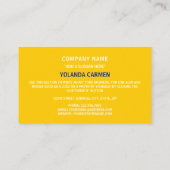 ボスニア国旗、ボスニア・ヘルツェゴビナ国旗 名刺 (裏面)