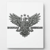 ボスニア系アメリカ人をテーマにしたアパレル フォトプラーク (正面)