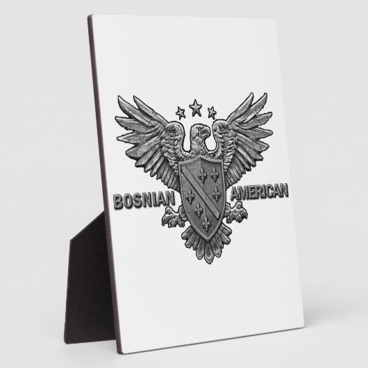 ボスニア系アメリカ人をテーマにしたアパレル フォトプラーク (側面)