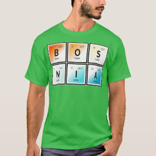 ボスニア要素表 Tシャツ