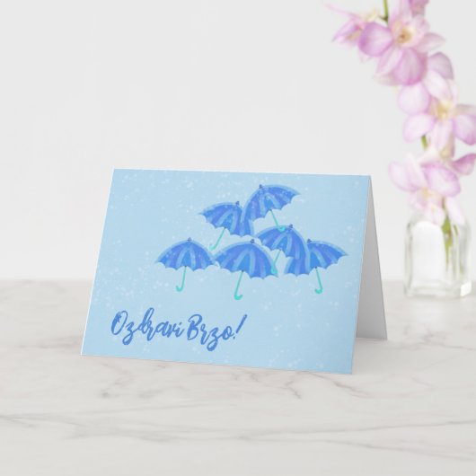 ボスニア語Get Well Card カード (蘭)