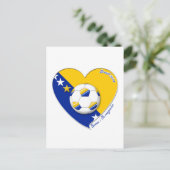 ボスニア・サッカー代表。Futbol "BOSNA" 2014 ポストカード (スタンド正面)