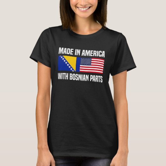 ボスニア・パーツボスニア・アメリカとアメリカで作られる Tシャツ (正面)
