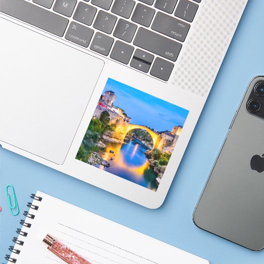 ボスニア・ヘルツェゴビナのモスター シール (ノートパソコンとiPhone)