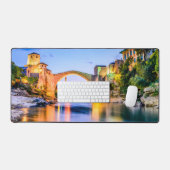 ボスニア・ヘルツェゴビナのモスター デスクマット (キーボード&マウス)