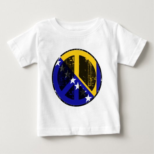 ボスニア・ヘルツェゴビナの平和 ベビーTシャツ (正面)