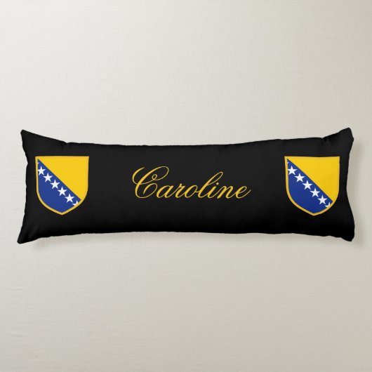 ボスニア・ヘルツェゴビナの旗 ボディピロー (正面)