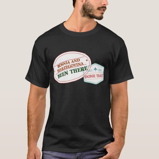 ボスニア・ヘルツェゴビナはそうした Tシャツ (正面)