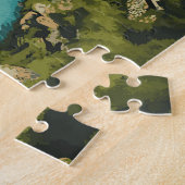 ボスニア・ヘルツェゴビナイラストレーショントラベルアート ジグソーパズル (側面)