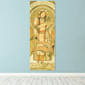 ボスニア・ヘルツェゴビナバイアルフォンスミュシャ1900 キャンバスプリント (インサイチュ (ウッドフロア))