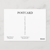 ボスニア・ヘルツェゴビナ動揺して国旗 ポストカード (裏面)