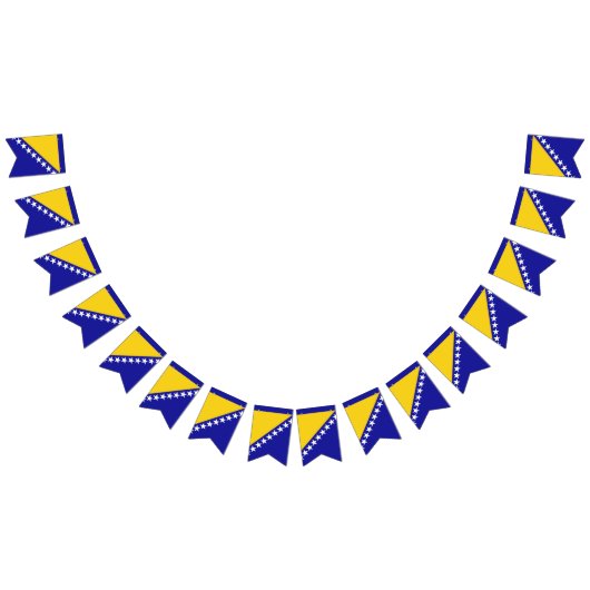 ボスニア・ヘルツェゴビナ国旗のバンティング・バナー バンティングフラッグ (全)