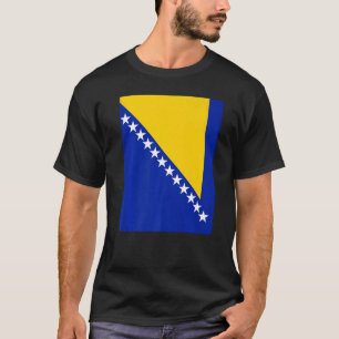 ボスニア・ヘルツェゴビナ国旗の土産伝統Trav Tシャツ
