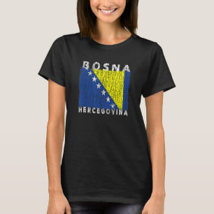 ボスニア・ヘルツェゴビナ国旗の用途ボスニア人を探す Tシャツ