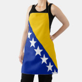 ボスニア・ヘルツェゴビナ国旗 エプロン (インサイチュ)