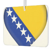 ボスニア・ヘルツェゴビナ国旗 カーエアーフレッシュナー (左)