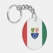 ボスニア・ヘルツェゴビナ国旗 キーホルダー (正面左)