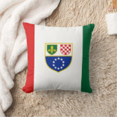 ボスニア・ヘルツェゴビナ国旗 クッション (ブランケット)