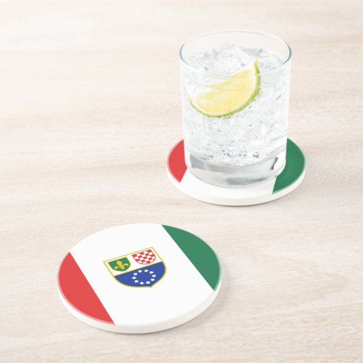 ボスニア・ヘルツェゴビナ国旗 コースター (側面)