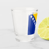 ボスニア・ヘルツェゴビナ国旗 ショットグラス (左)