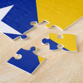 ボスニア・ヘルツェゴビナ国旗 ジグソーパズル (側面)