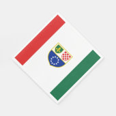 ボスニア・ヘルツェゴビナ国旗 スタンダードランチョンナプキン (角)