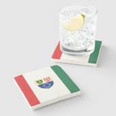 ボスニア・ヘルツェゴビナ国旗 ストーンコースター (横)