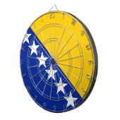 ボスニア・ヘルツェゴビナ国旗 ダーツボード (正面右)