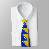 ボスニア・ヘルツェゴビナ国旗 ネクタイ (タイ)