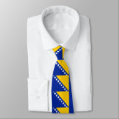 ボスニア・ヘルツェゴビナ国旗 ネクタイ (タイ)