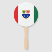 ボスニア・ヘルツェゴビナ国旗 ハンドファン (裏面)