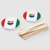 ボスニア・ヘルツェゴビナ国旗 ハンドファン (組立なし)