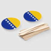 ボスニア・ヘルツェゴビナ国旗 ハンドファン (組立なし)