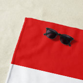 ボスニア・ヘルツェゴビナ国旗 ビーチタオル (インサイチュ)